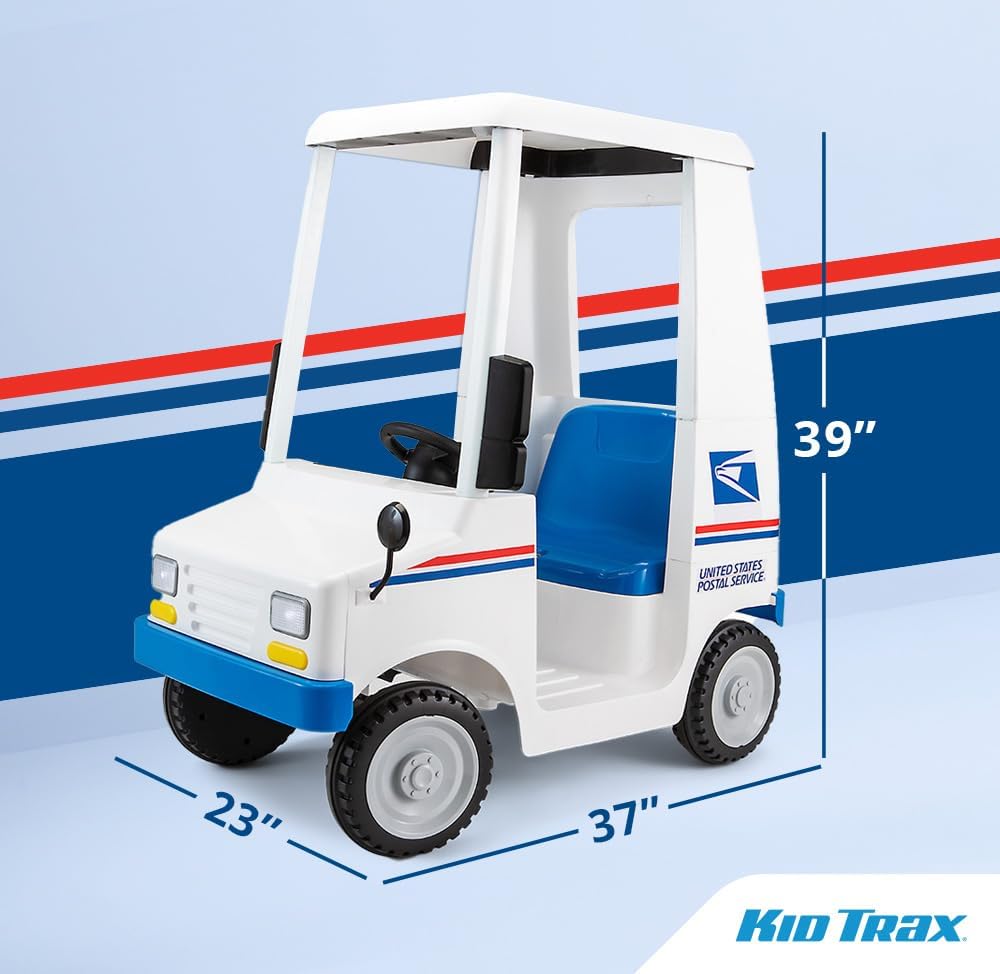 6V USPS Mail Delivery Truck White