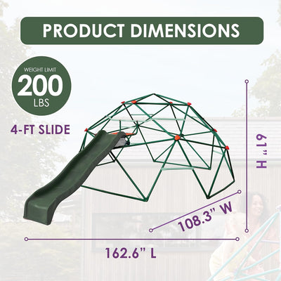 Plum Phobos Climbing Dome with Slide
