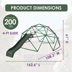 Plum Phobos Climbing Dome with Slide