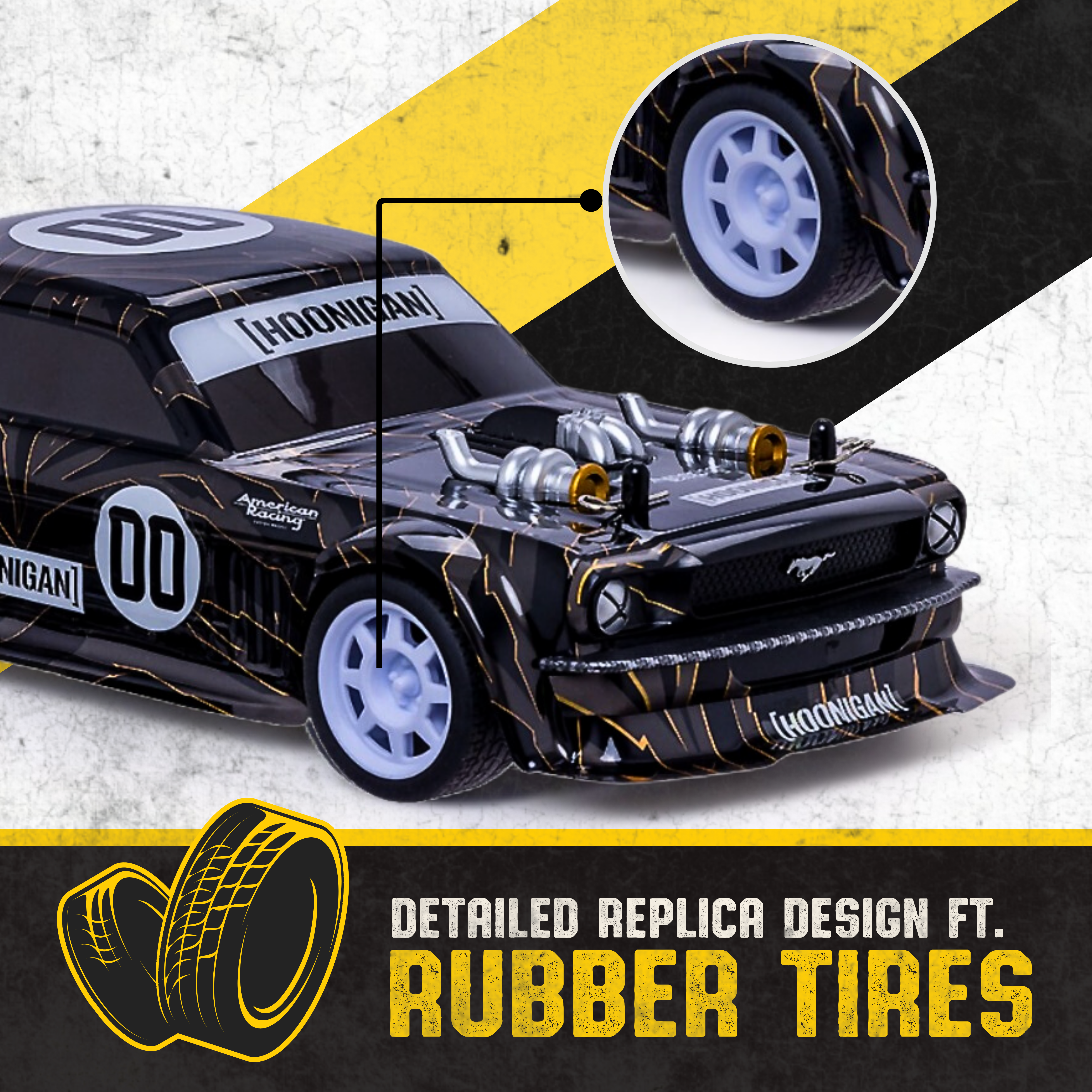 Ford Mustang Hoonicorn 1:16 RC Car