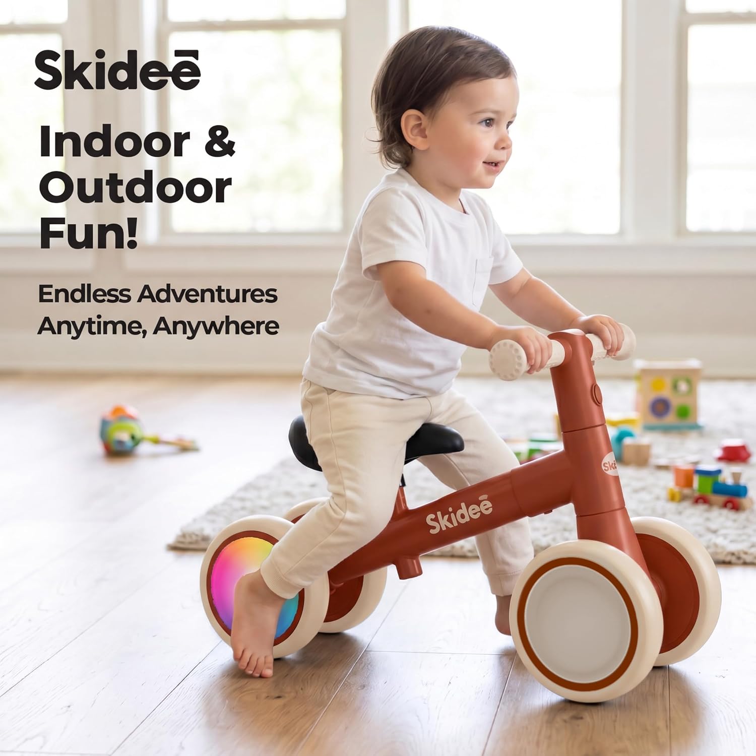 Skidee Toddler Balance Bike 1-3