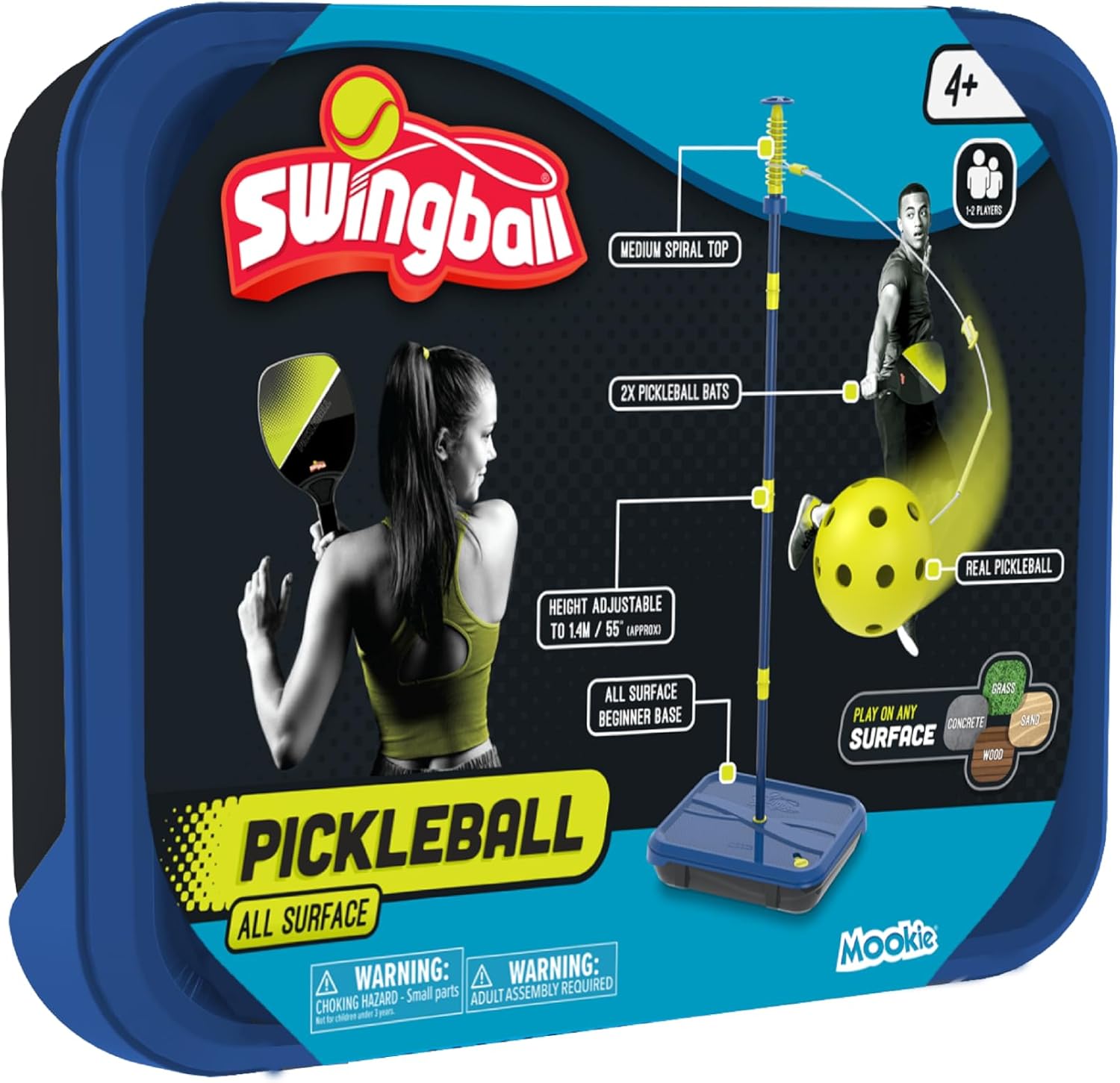 Swingball Pickleball Paddles Tether Tennis Game Set