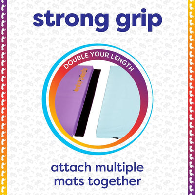Antsy Pants Tumbling Mat for Kids, Foldable Padded Gymnastics Mat