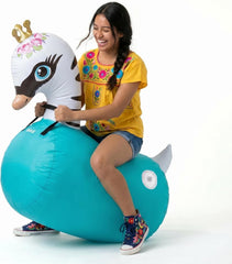 Waddle Large Hip Hopper Inflatable Bouncer, Ages 5+