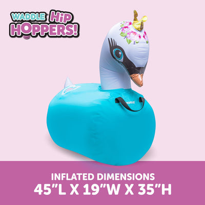 Waddle Large Hip Hopper Inflatable Bouncer, Ages 5+