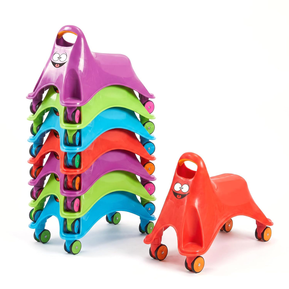Eezy Peezy Googly Whirlee Baby Walker Ride-On Toy, Ages 1-3, 8 Pack