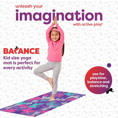 Antsy Pants Kids Yoga Mat - Yoga Mat for Kids, Yoga Mats for Home Workout