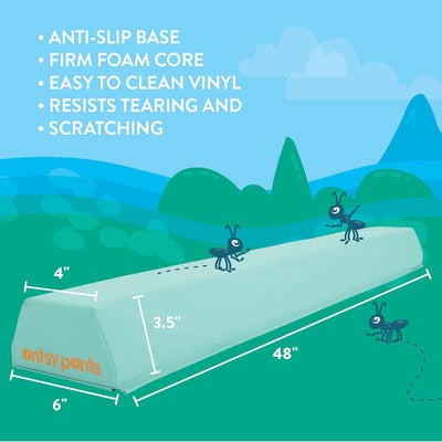Balance Beam – Portable Gymnastics Beam, Gymnastics Equipment for Home with Anti-Slip Base, Lightweight/Extra Firm, Holds Up to 200lbs, Toddler to Adult Age