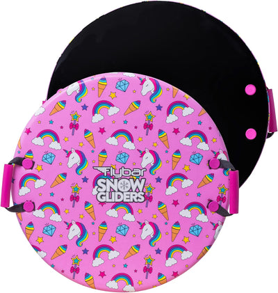 Flybar 26" Foam Saucer Snow Sled, Ages 5+, 110lb Capacity