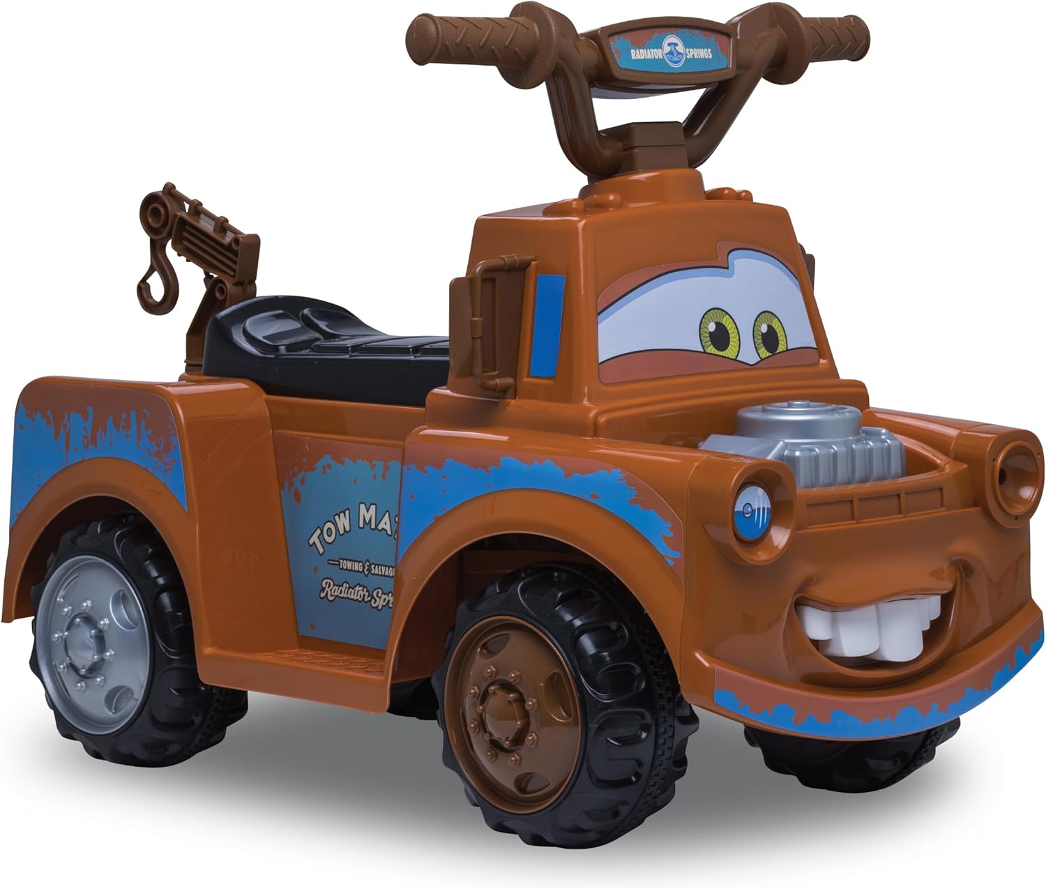 Kid Trax Toddler Disney Cars 3 Tow-Mater Electric Quad Ride-On