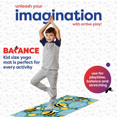 Antsy Pants Kids Yoga Mat - Yoga Mat for Kids, Yoga Mats for Home Workout
