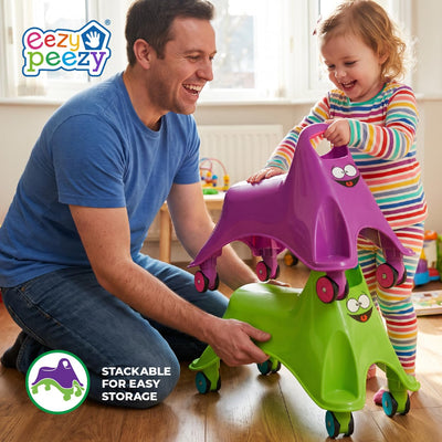 Eezy Peezy Googly Whirlee Baby Walker Ride-On Toy, Ages 1-3, 8 Pack