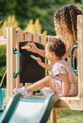 Plum Wooden Toddler Swing Sets for Backyard