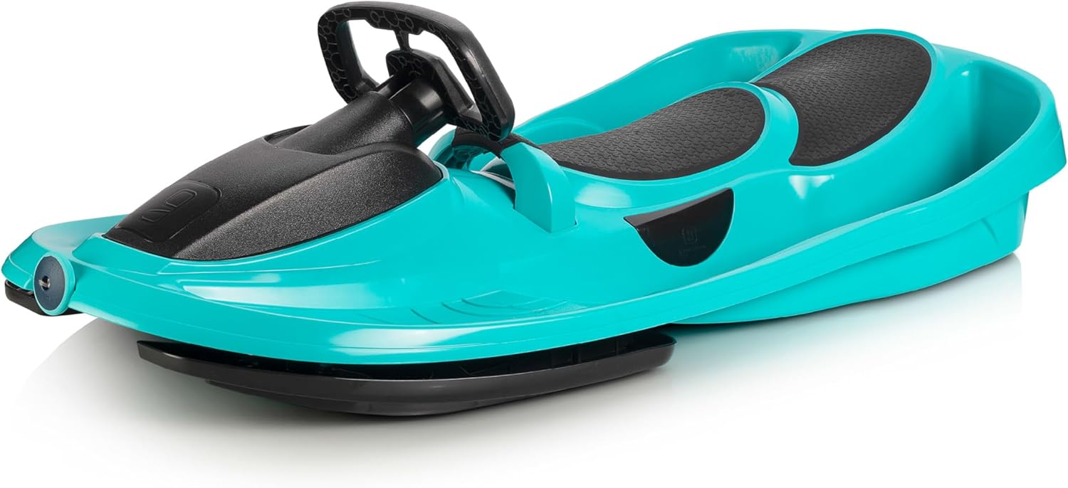Gizmo Riders Snow Sled for Kids & Adults, Durable Plastic Sled
