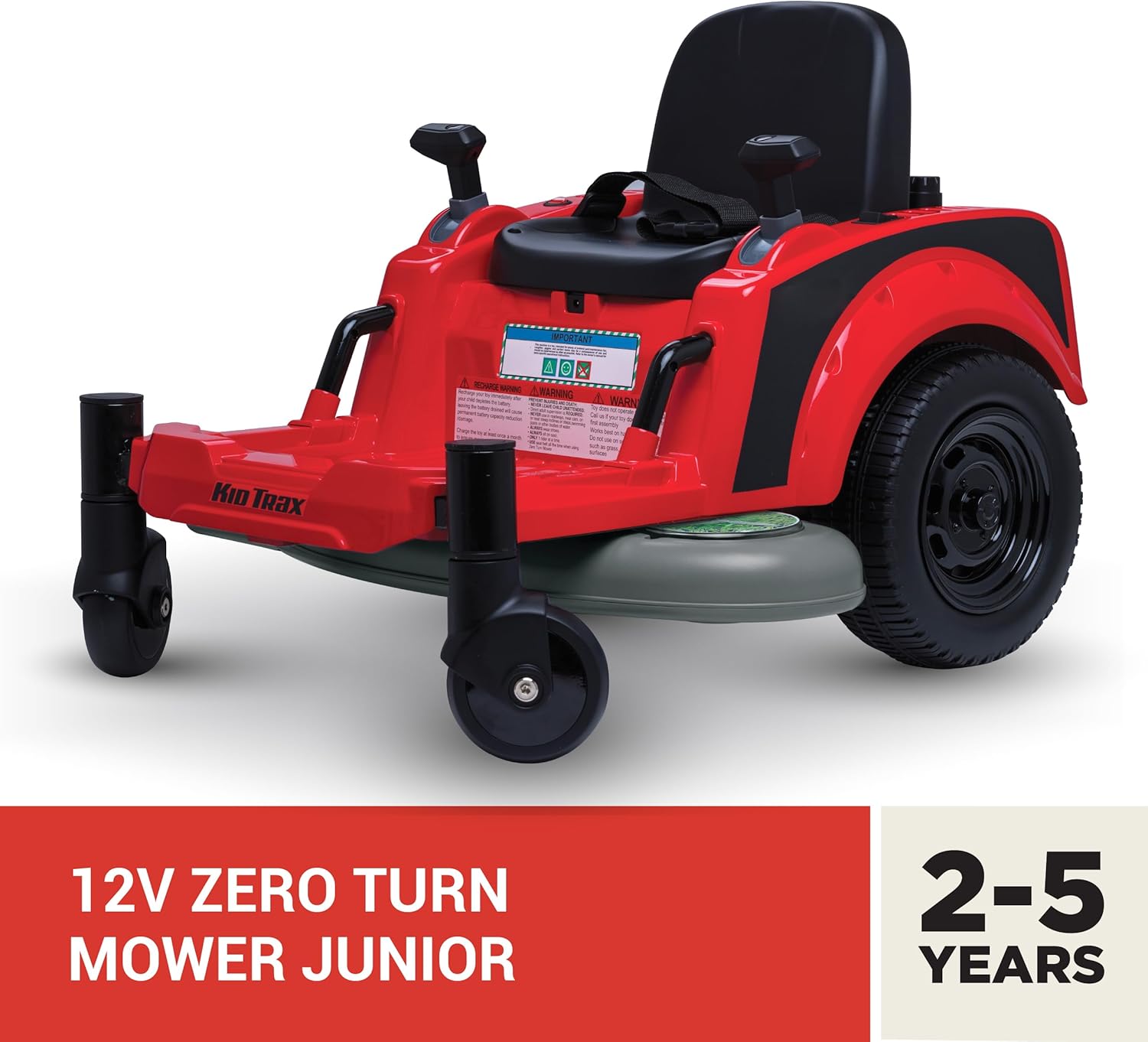 12V Kid Trax Zero Turn Mower Jr. Ride-On