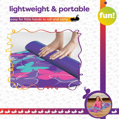 Antsy Pants Kids Yoga Mat - Yoga Mat for Kids, Yoga Mats for Home Workout