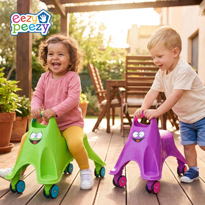 Eezy Peezy Googly Whirlee Baby Walker Ride-On Toy, Ages 1-3, 2 Pack