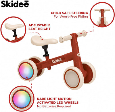 Skidee Toddler Balance Bike 1-3