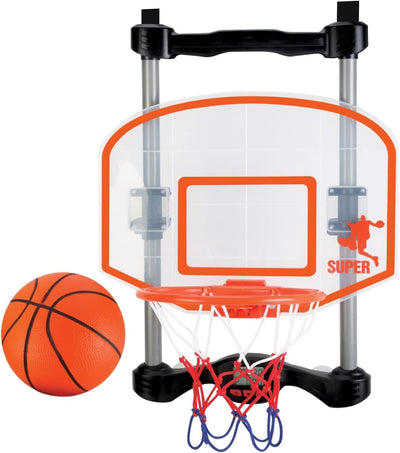 Over-the-Door Basketball Hoop, Shot Clock, Electronic Scoring & Sound