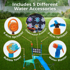 Plum Play Kids Outdoor Water Slide Play Equipment (Shower Tower)