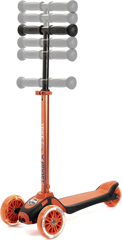 YBIKE GLX Boost Kids Scooter, Adjustable Steering & Handlebar Height