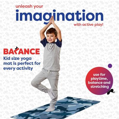 Antsy Pants Kids Yoga Mat - Yoga Mat for Kids, Yoga Mats for Home Workout