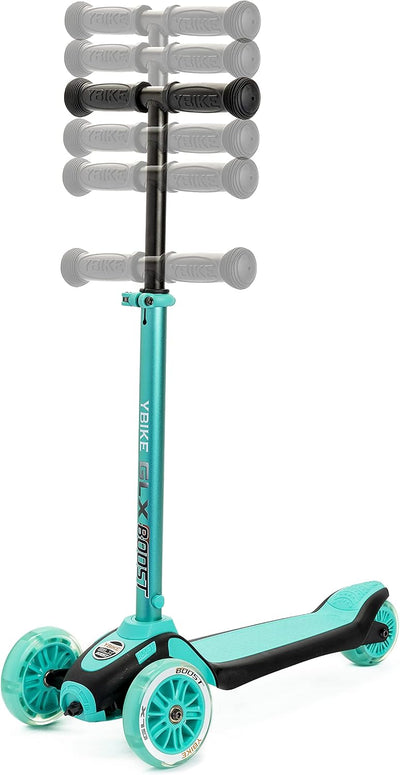 YBIKE GLX Boost Kids Scooter, Adjustable Steering & Handlebar Height