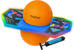 Flybar Pogo Ball Trick Board With Grip Tape For Kids Ages 6 & Up - Multiple Colors Available