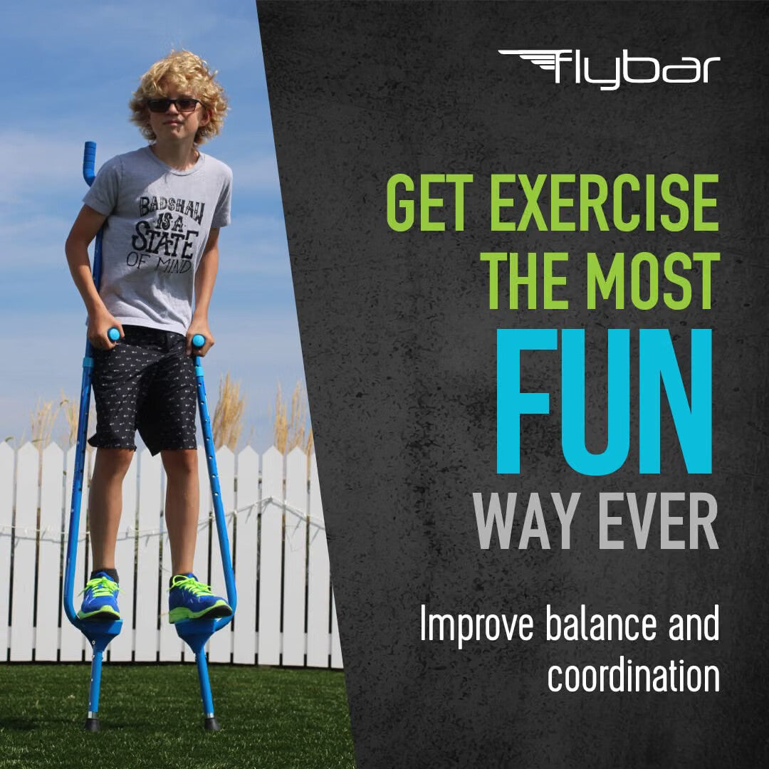 Flybar Master Walking Stilts, Adjustable, Ages 10+, 200lb Capacity