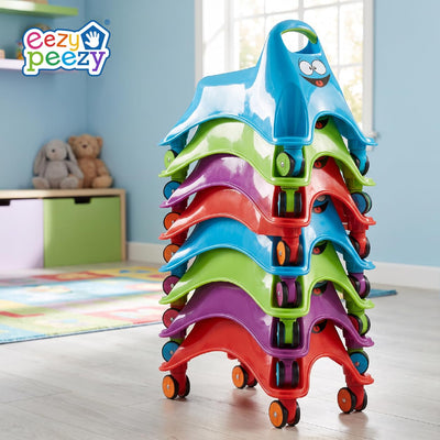 Eezy Peezy Googly Whirlee Baby Walker Ride-On Toy, Ages 1-3, 8 Pack