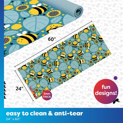 Antsy Pants Kids Yoga Mat - Yoga Mat for Kids, Yoga Mats for Home Workout
