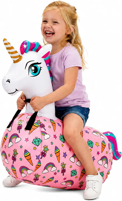 WADDLE Hip Hopper Inflatable Dog Bouncer, Ages 2+, 85lb Capacity