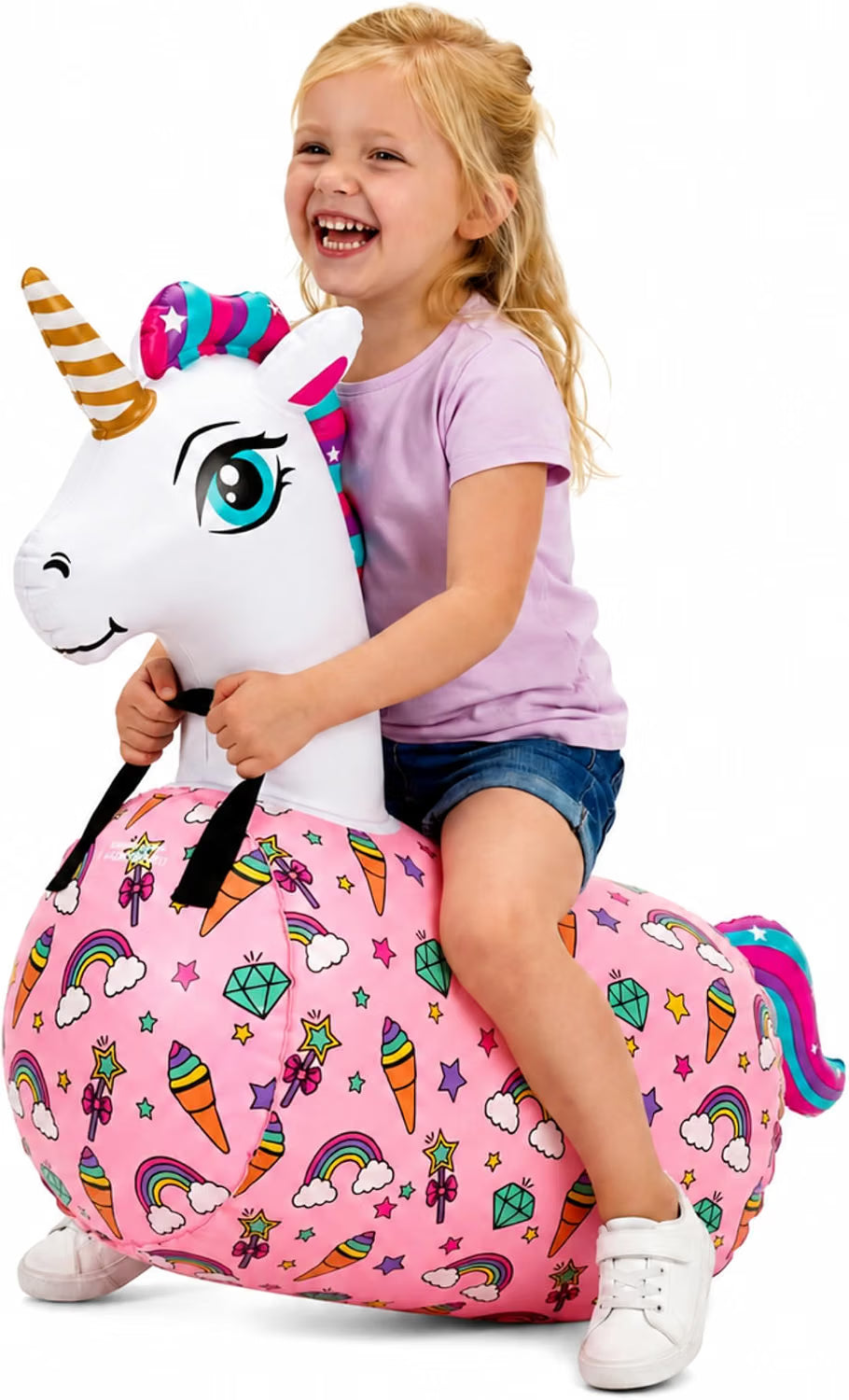 WADDLE Hip Hopper Inflatable Dog Bouncer, Ages 2+, 85lb Capacity