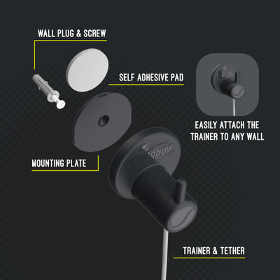 Swingball Pickleball Wall Trainer Set, Ages 4 and Up