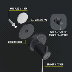 Swingball Pickleball Wall Trainer Set, Ages 4 and Up