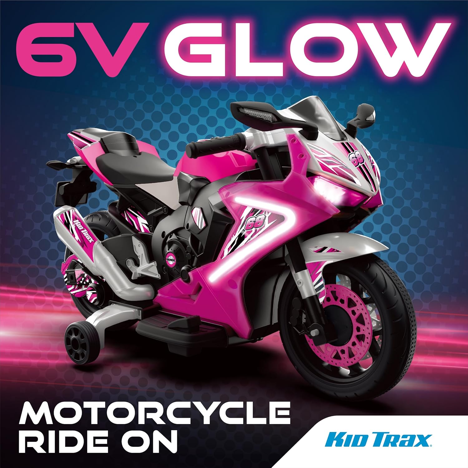 6V Glow Motorcycle Ride On