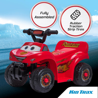 Disney 6V Cars Lightning McQueen Quad