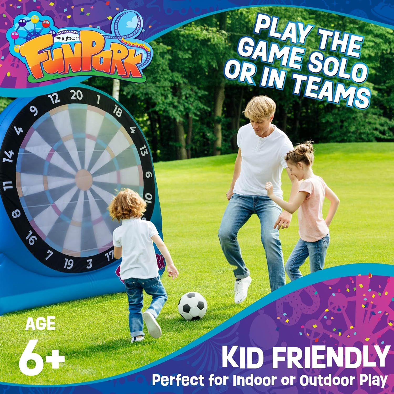 FunPark Giant Inflatable Dartboard Game
