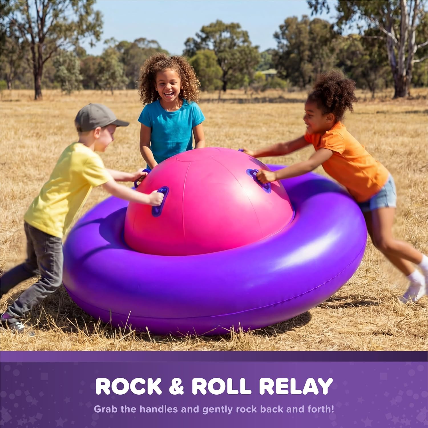 Playland Inflatable Dome Rocker for Kids Ages 5+