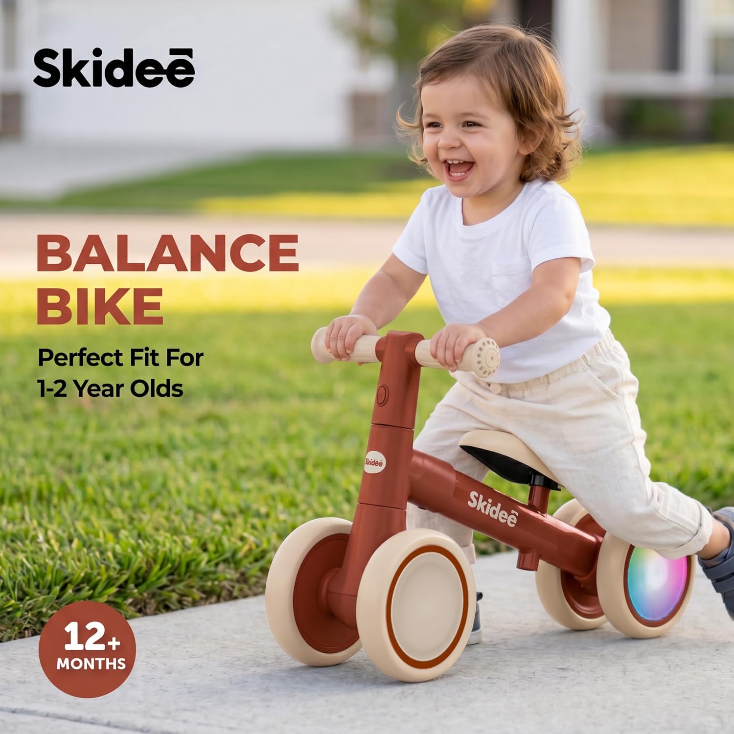 Skidee Toddler Balance Bike 1-3