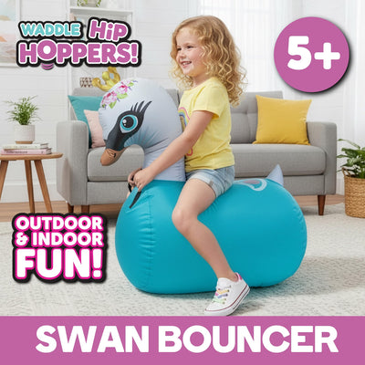 Waddle Large Hip Hopper Inflatable Bouncer, Ages 5+