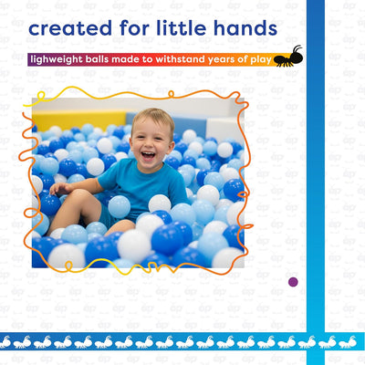 Antsy Pants 100 Ball Pit Balls, Non-Toxic Ball Pit for Toddlers 1-3