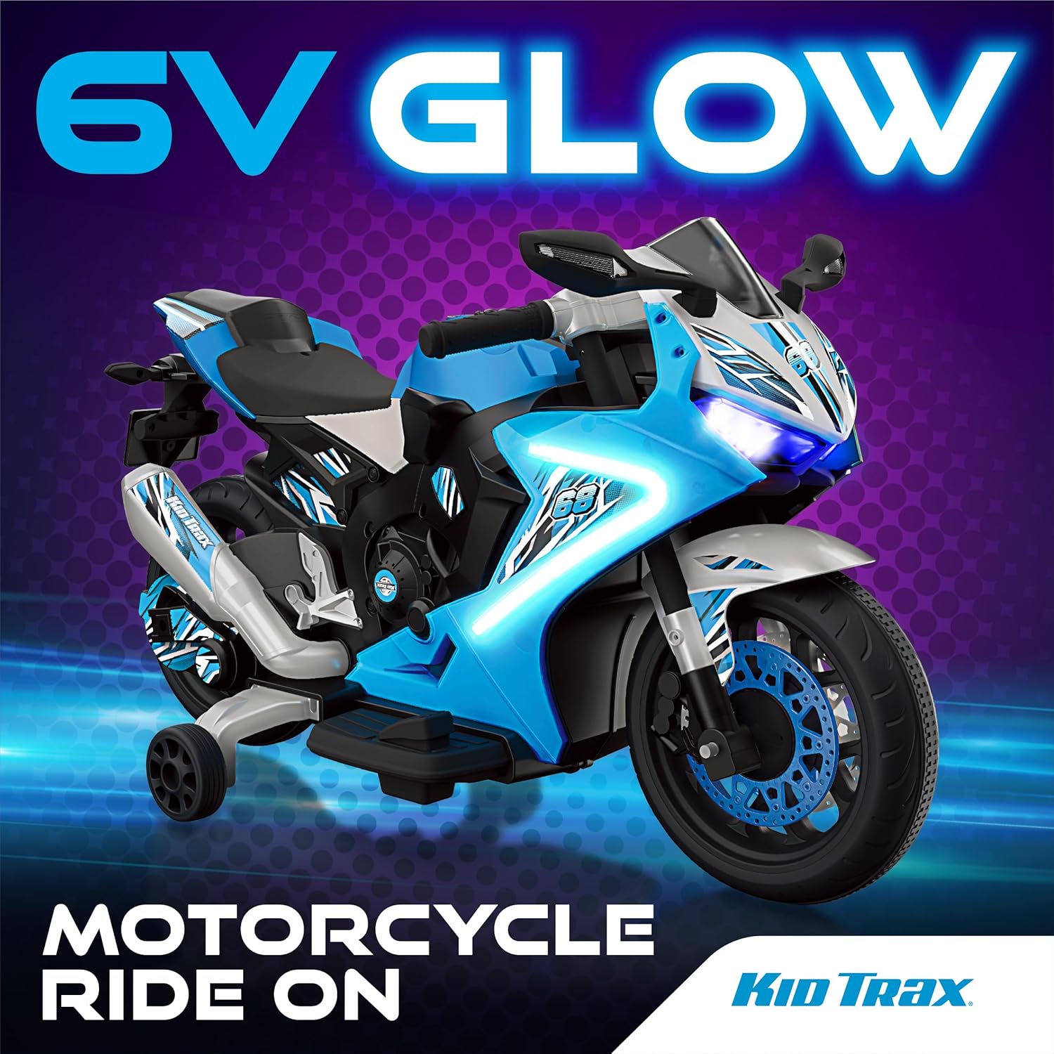 6V Glow Motorcycle Ride On