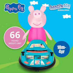 ImaginAir 6V Bumper Car with Auto-Inflated Peppa Pig