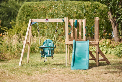 Plum Wooden Toddler Swing Sets for Backyard