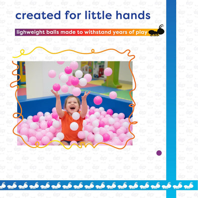 Antsy Pants 100 Ball Pit Balls, Non-Toxic Ball Pit for Toddlers 1-3