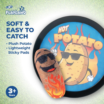 Playland Plush Toss & Catch Paddle Game, Plush Ball, Ages 3+