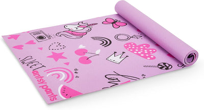 Antsy Pants Kids Yoga Mat, Non-Slip, 60" x 24", 3mm