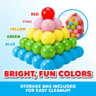 Antsy Pants 200 Ball Pit Balls for Toddlers, Sensory Toys
