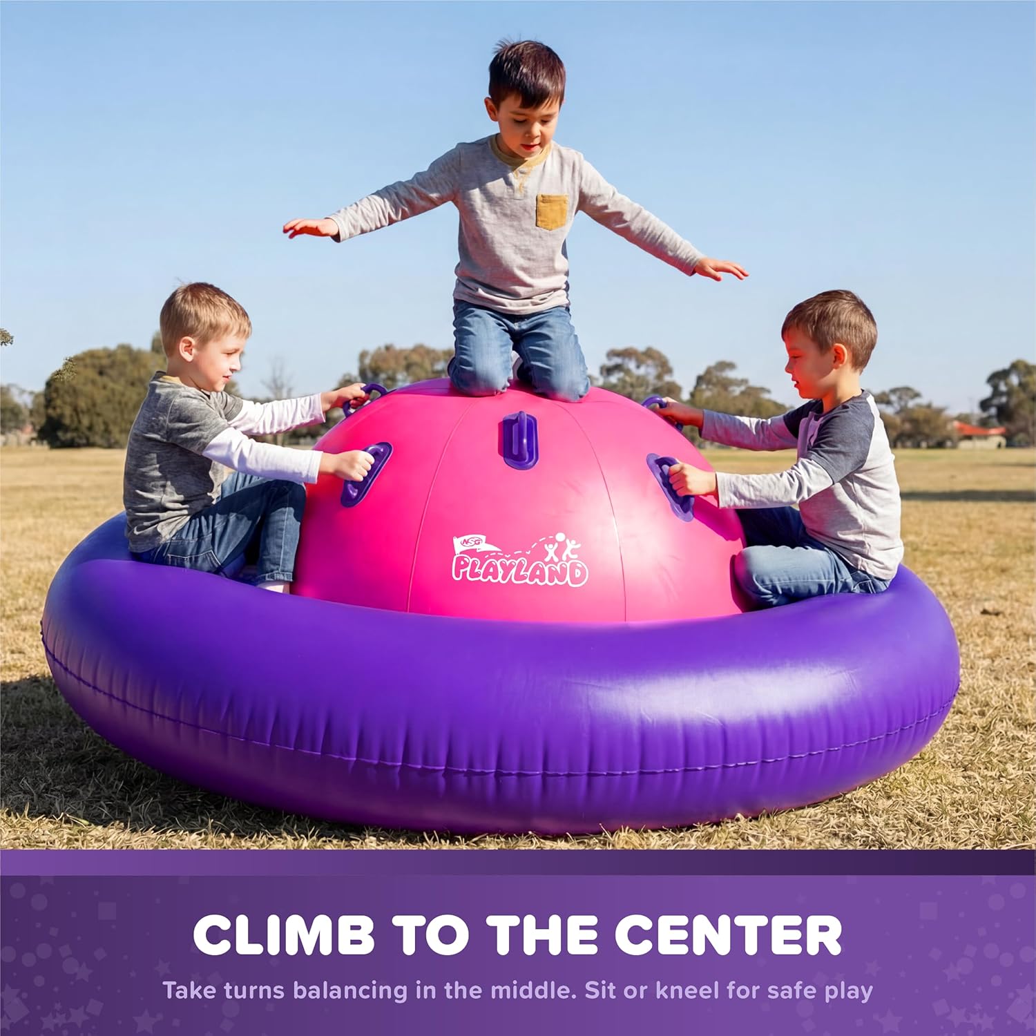 Playland Inflatable Dome Rocker for Kids Ages 5+